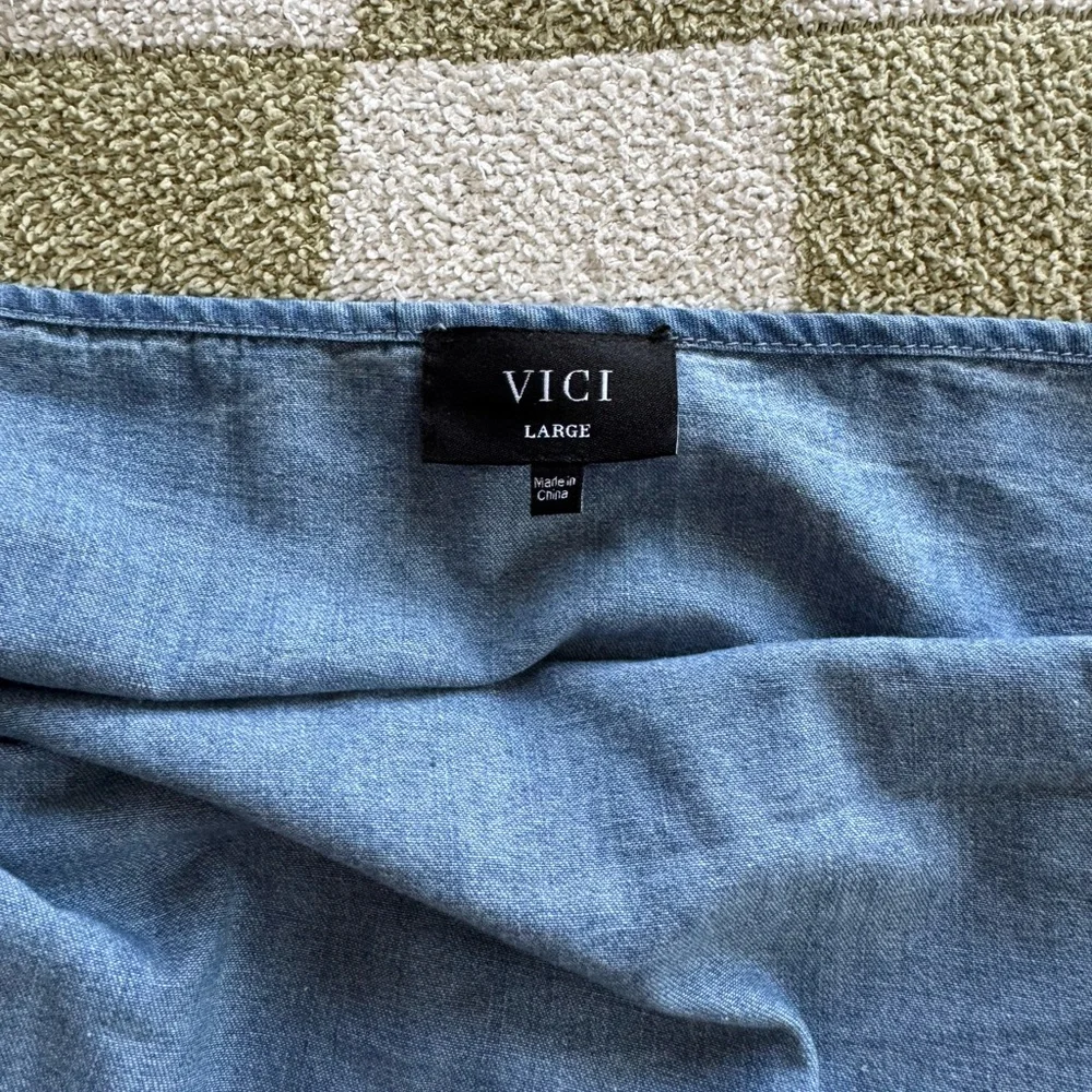 VICI Denim Halter Dress - Picture 4 of 6